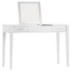 Ultimate Vanity Table with Stool - White
