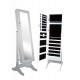 Ultimate Jewelry Mirrored Cabinet - White