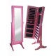 Ultimate Jewelry Mirrored Cabinet - Pink